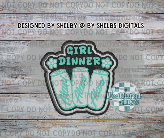 Girl dinner - Silicone Freshie Mold