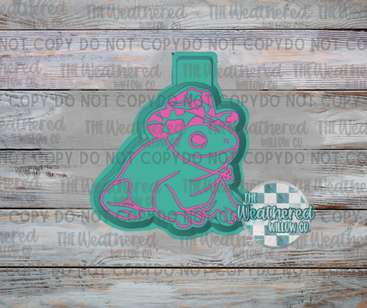 Cowboy frog - Silicone Freshie Mold