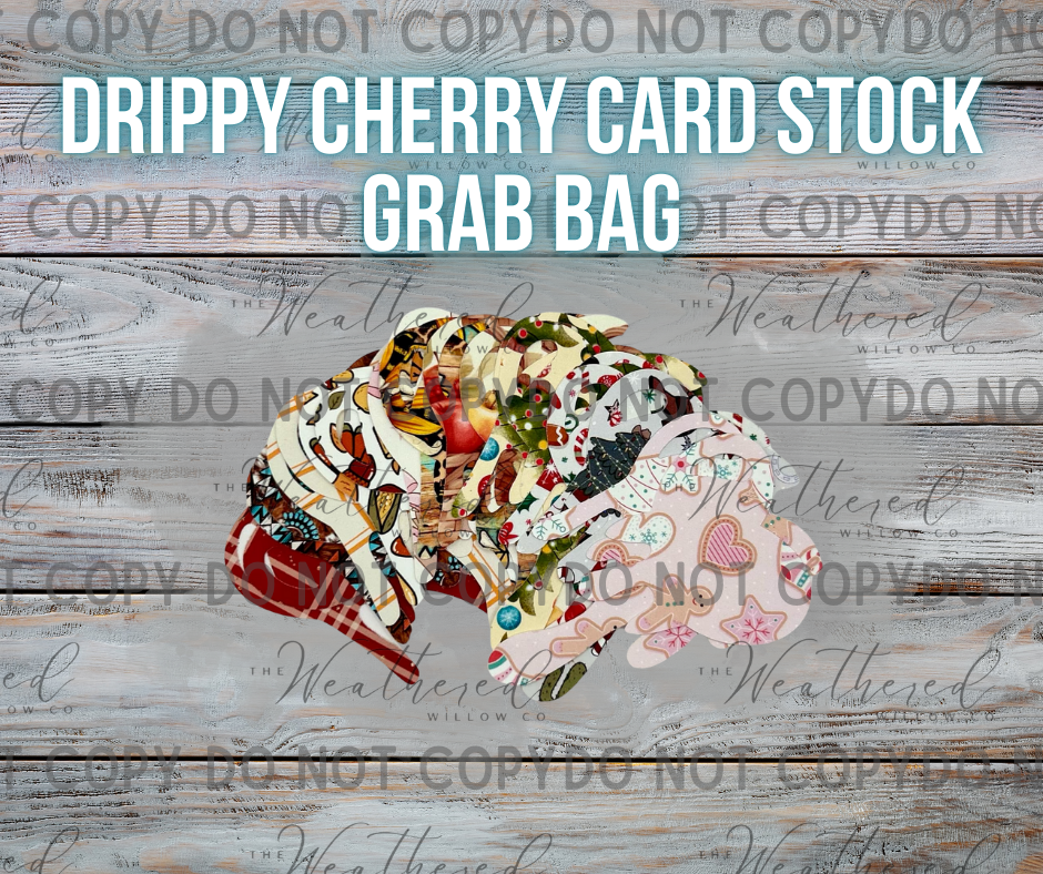 Drippy Cherries - Premium Cardstock Grab Bag