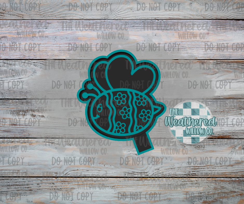 Groovy Bee - Silicone Freshie Mold