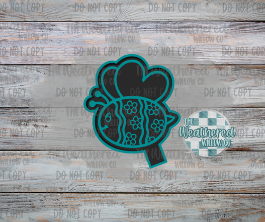 Groovy Bee - Silicone Freshie Mold