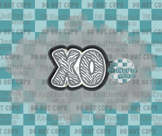 Zebra XO - Silicone Freshie Mold