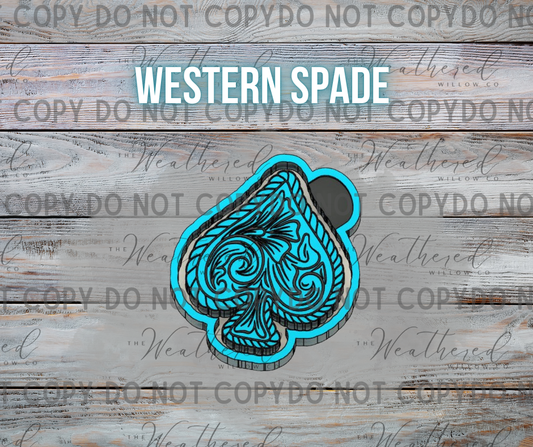 Western Spade - Silicone Freshie Mold