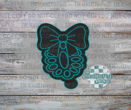 Concho with bow - Silicone Freshie Mold