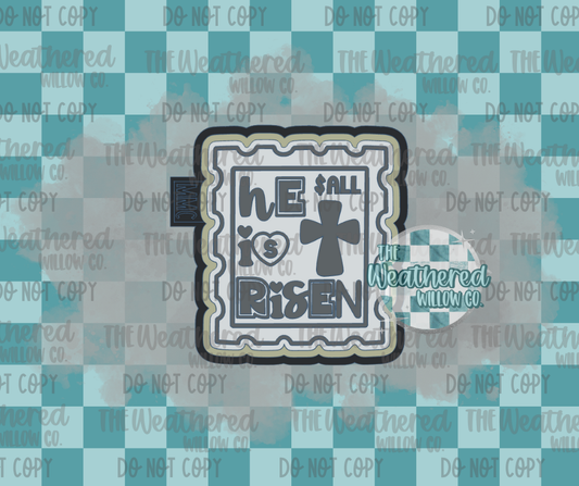 He is risen stamp - Silicone Freshie Mold