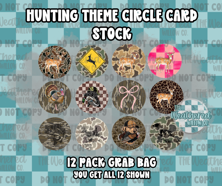 Hunting - Premium Cardstock Grab Bag