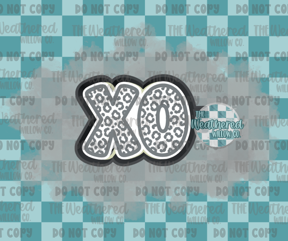 Leopard XO - Silicone Freshie Mold