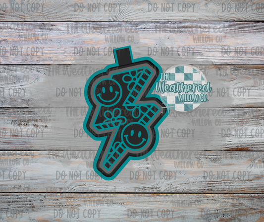 Happy Bolt - Silicone Freshie Mold