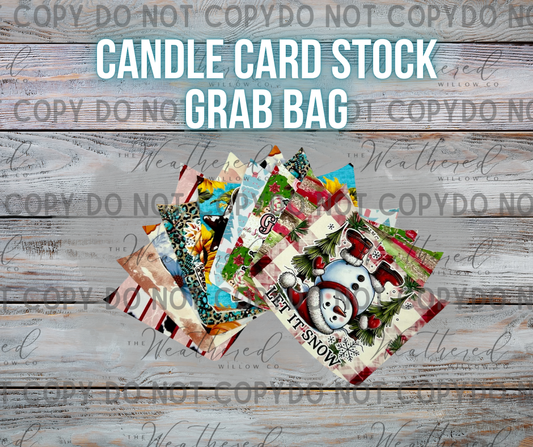 Candle - Premium Cardstock Grab Bag