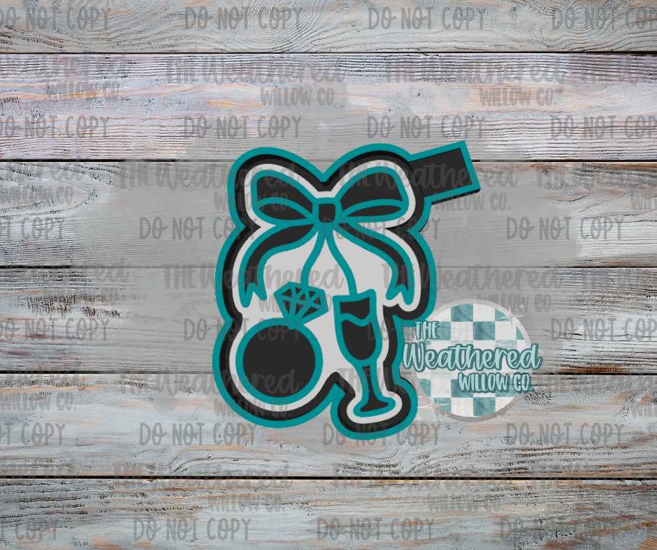 Bride Cherries - Silicone Freshie Mold