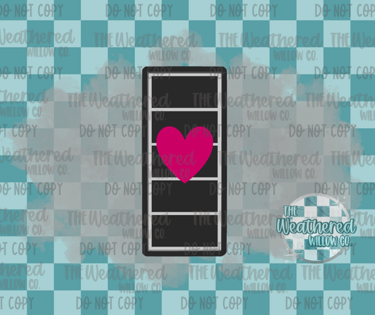 Heart Wax 5 Snap Bar Silicone Mold