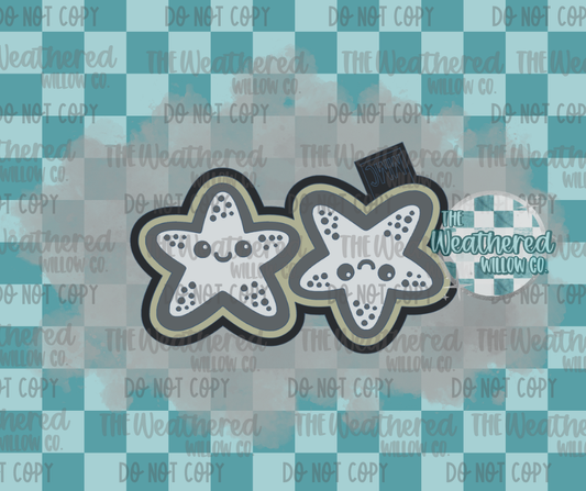 VENT SET; Cute Starfish - Silicone Freshie Mold