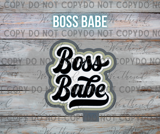 Boss Babe - Silicone Freshie Mold