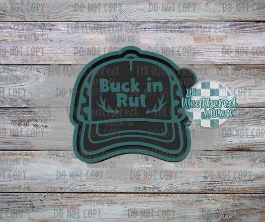 Buck in rut hat - Silicone Freshie Mold