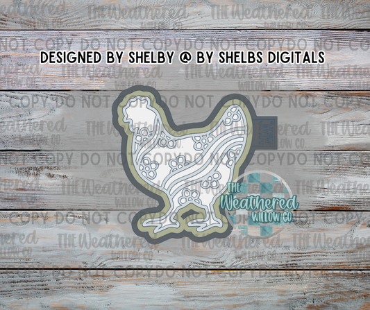 Groovy Chicken - Silicone Freshie Mold
