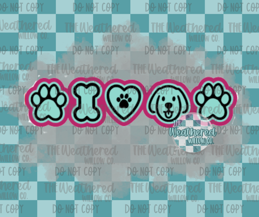 Dog Mom Charms - Silicone Freshie Mold