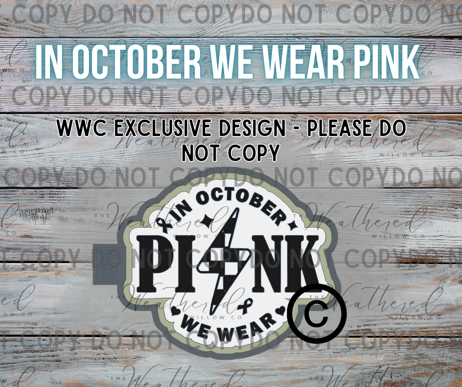 In October We Wear Pink; WWC EXCLUSIVE DESIGN - Silicone Freshie Mold