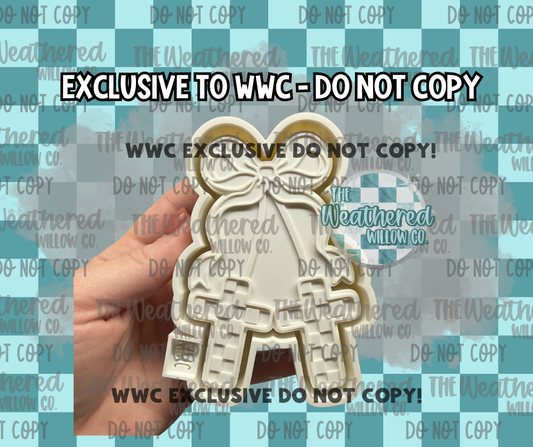 Checkered Cross Cherries - WWC EXCLUSIVE - Silicone Freshie Mold