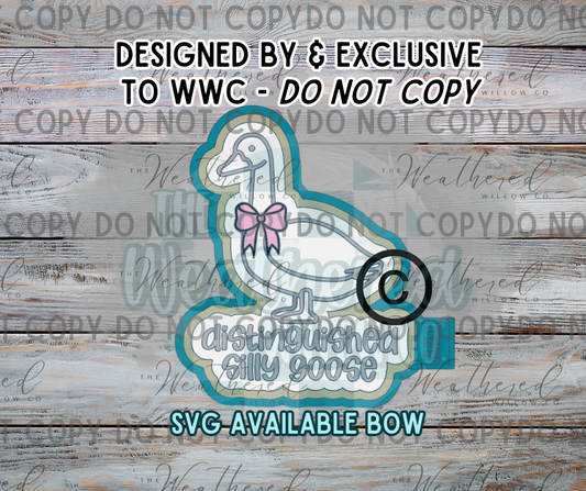 Distinguished Silly Goose; WWC EXCLUSIVE - Silicone Freshie Mold