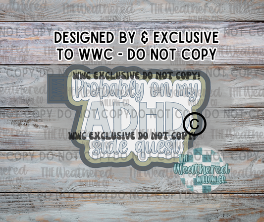 ADHD side quest; WWC EXCLUSIVE - Silicone Freshie Mold