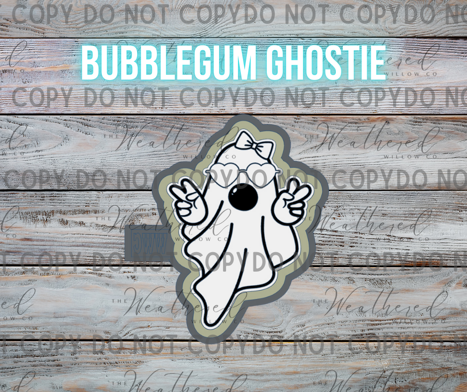 Bubblegum Ghostie - Silicone Freshie Mold