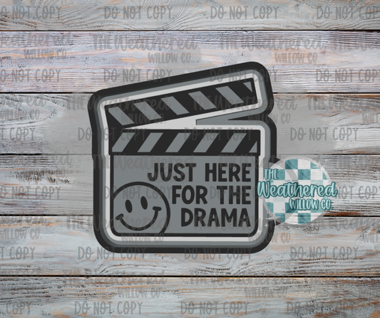 Just here for the drama - Silicone Freshie Mold