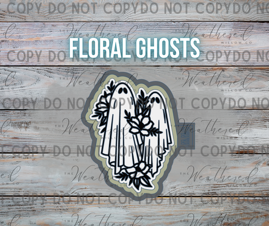 Floral Ghosts - Silicone Freshie Mold