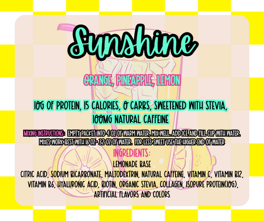 Sunshine - Loaded Lemonade Packet