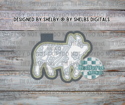 Groovy Show Pig - Silicone Freshie Mold
