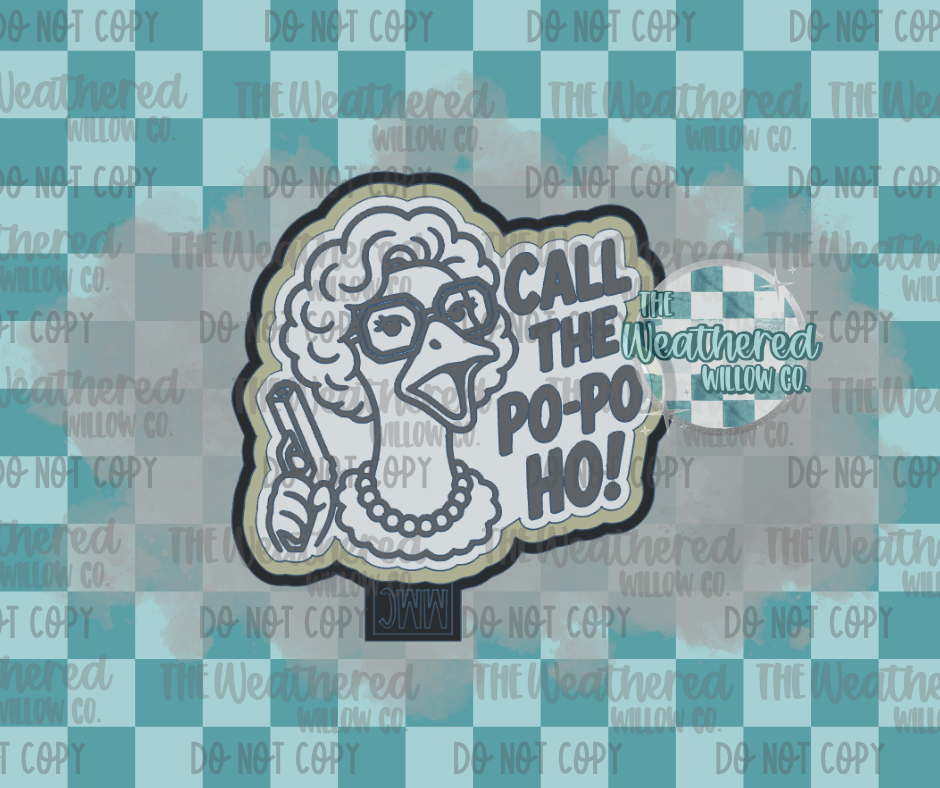 Call the PO PO goose - Silicone Freshie Mold