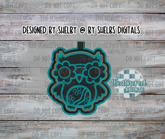 Groovy Owl - Silicone Freshie Mold