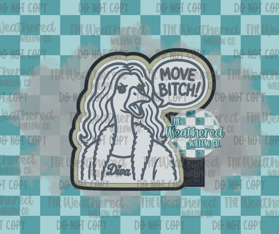 Move bitch goose - Silicone Freshie Mold