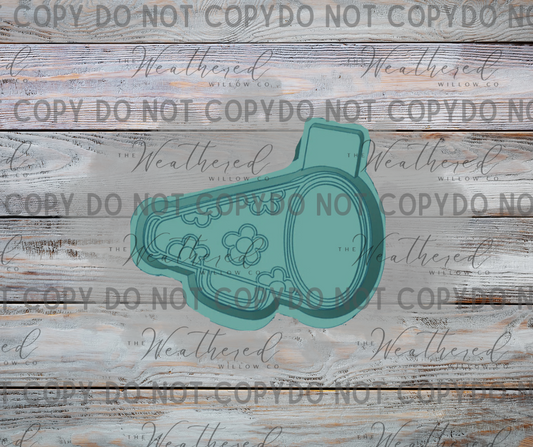 Daisy Megaphone - Silicone Freshie Mold