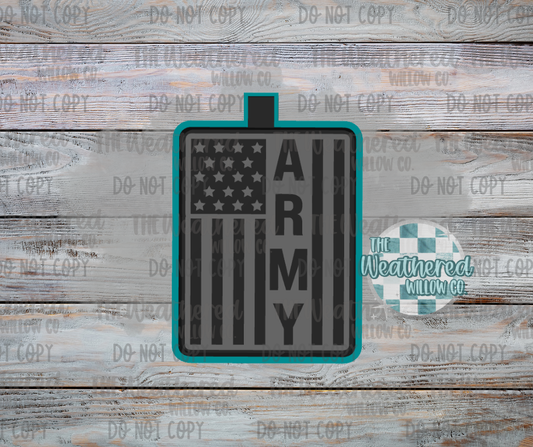 Army Flag - Silicone Freshie Mold