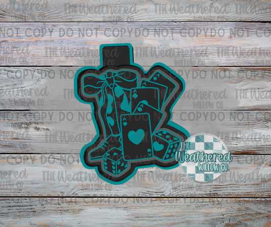 Gamblin' boots - Silicone Freshie Mold