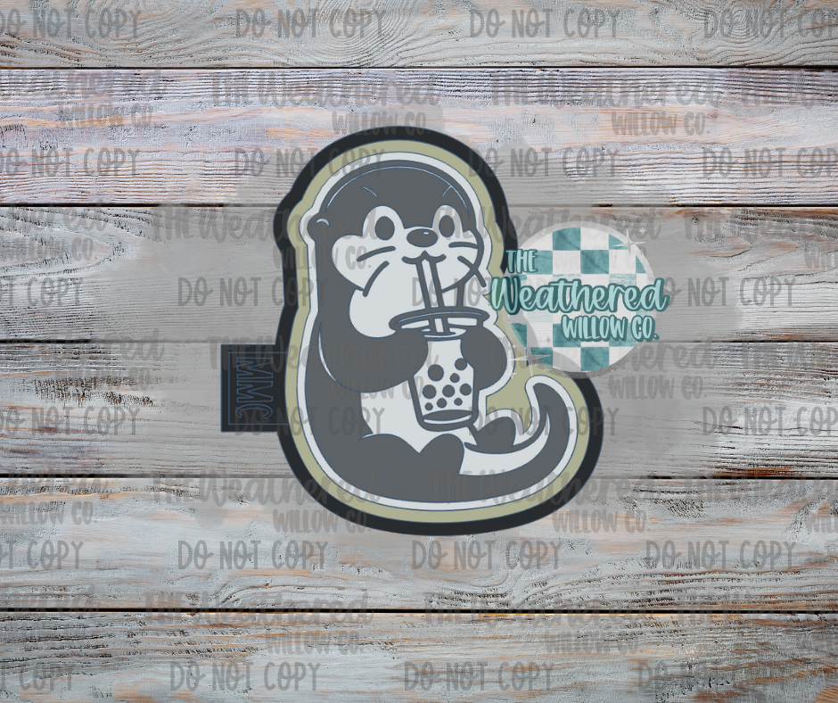 Boba Otter - Silicone Freshie Mold