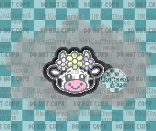 Daisy cow head - Silicone Freshie Mold