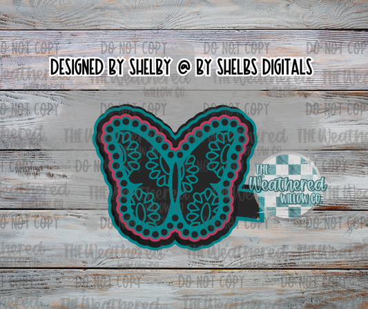 Western Butterfly - Silicone Freshie Mold