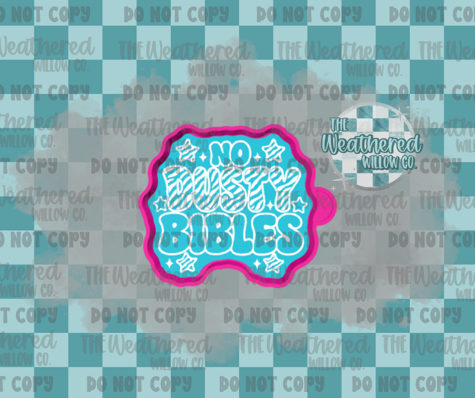 No dusty Bibles - Silicone Freshie Mold