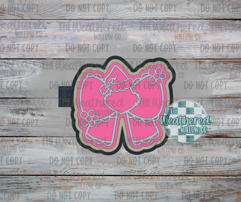 Gman Bow - Silicone Freshie Mold