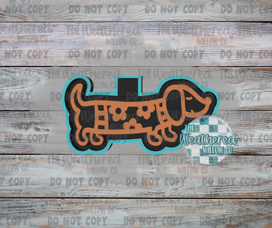 Sweater Dachshund - Silicone Freshie Mold