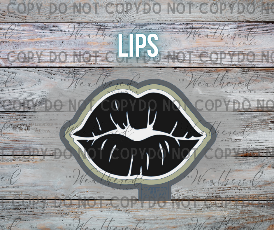 Lips - Silicone Freshie Mold