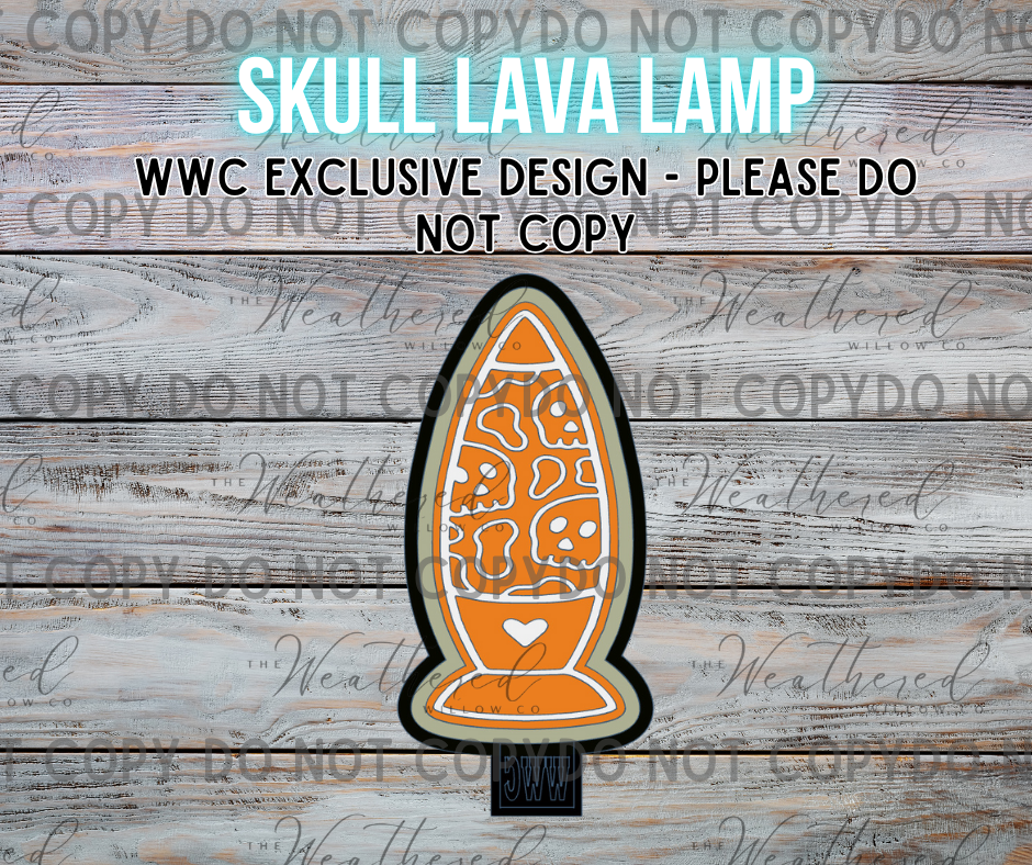 Skull Lava Lamp - Silicone Freshie Mold