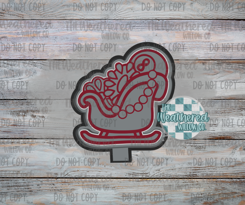 Cowgirl Sleigh - Silicone Freshie Mold