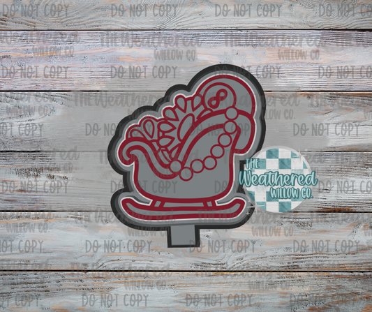 Cowgirl Sleigh - Silicone Freshie Mold