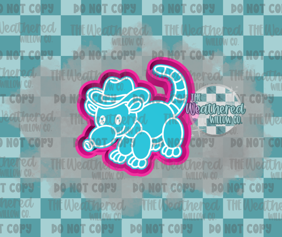 Balloon opossum - Silicone Freshie Mold