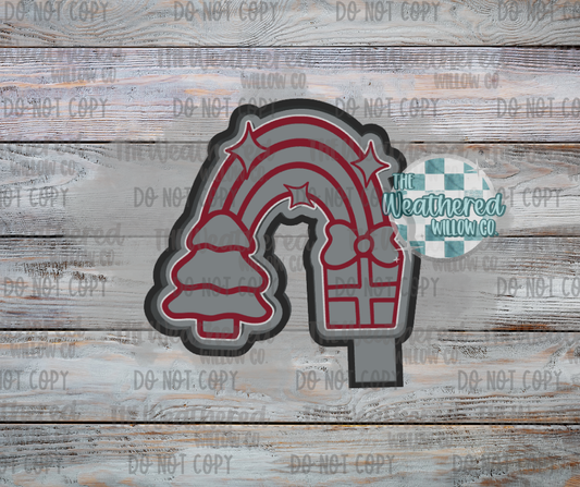 Christmas Rainbow - Silicone Freshie Mold