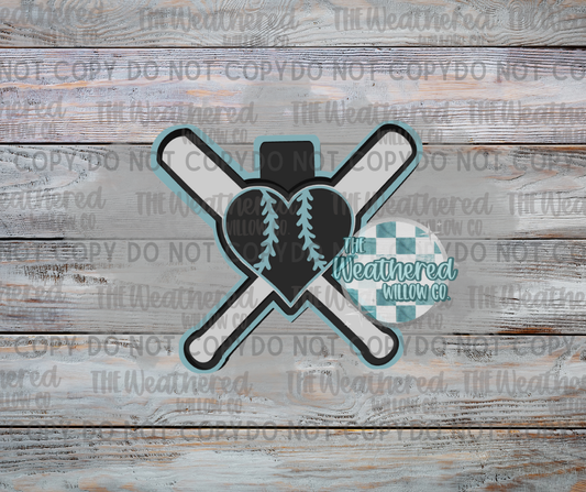 Baseball love - Silicone Freshie Mold