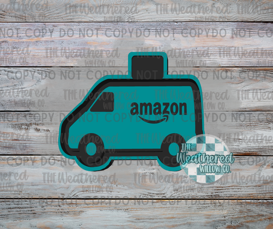 Amazon Delivery Truck - Silicone Freshie Mold
