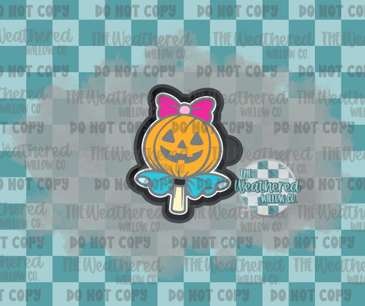 Pumpkin Lollipop - Silicone Freshie Mold